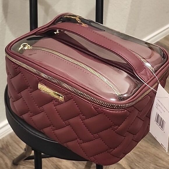 Betsey Johnson 3-Piece Nested Topset Cosmetic Case - Picture 8 of 12